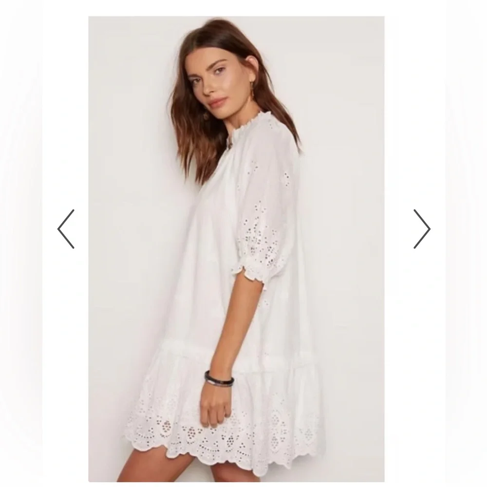 Tart White Mia Eyelet Dress Medium - Picture 12 of 12